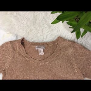 Rose Gold high-lo top